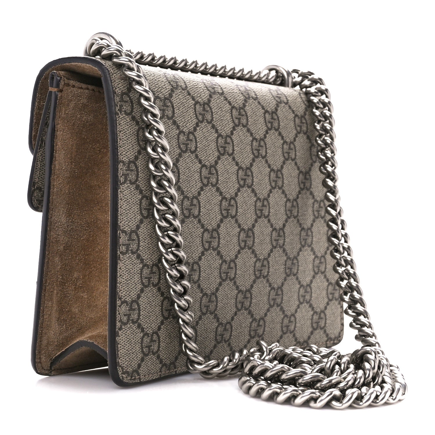 Gucci GG Supreme Monogram Mini Dionysus Shoulder Bag Taupe 3 of 10
