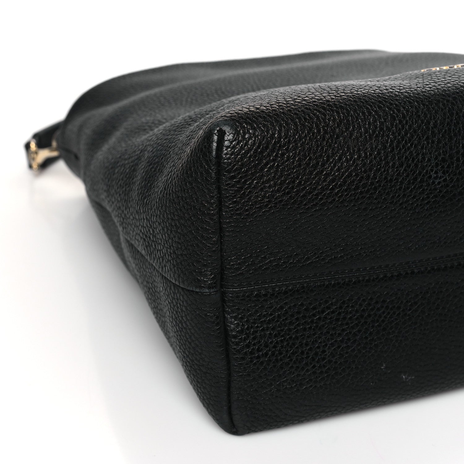 Burberry Grainy Calfskin Medium Cale Hobo Black 8 of 10