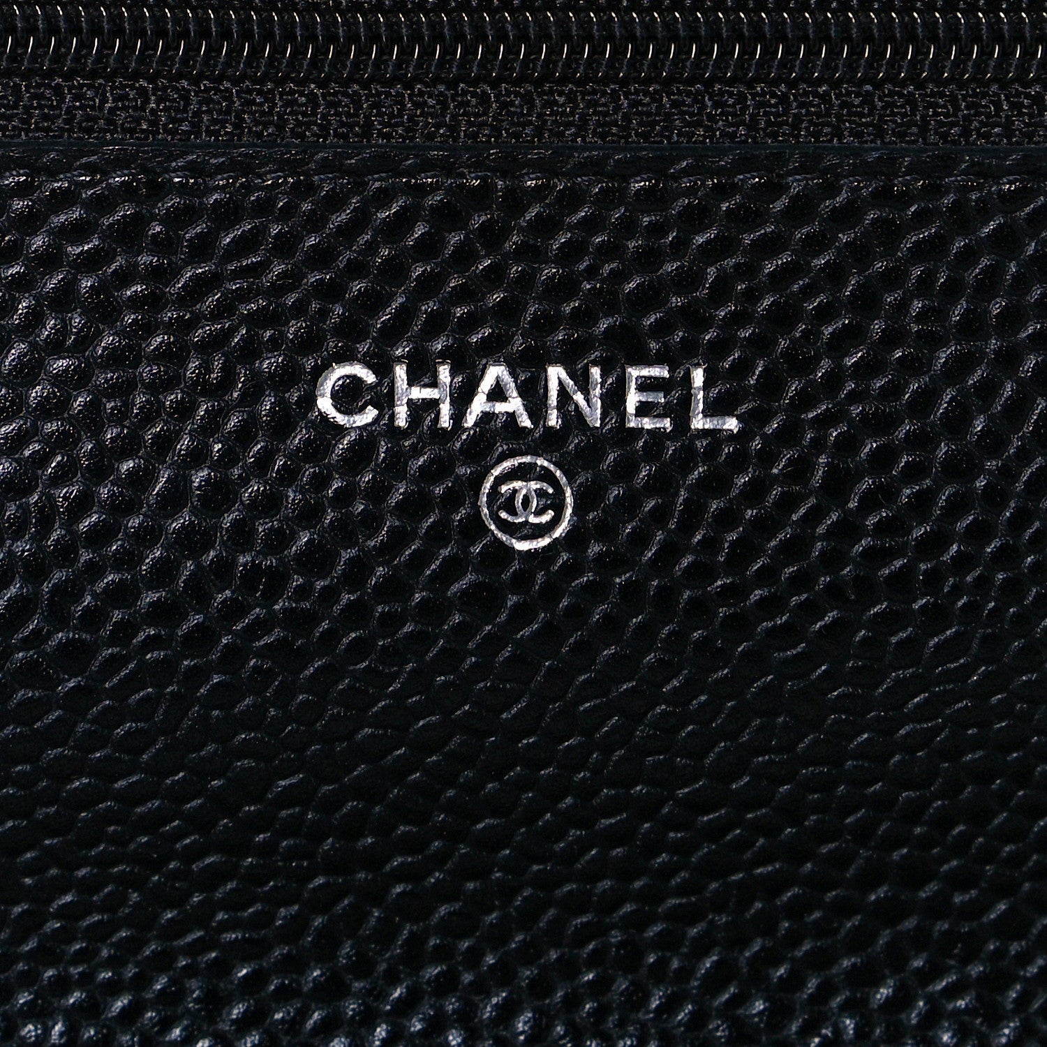 Chanel Caviar Quilted Wallet On Chain WOC Black 7 of 8