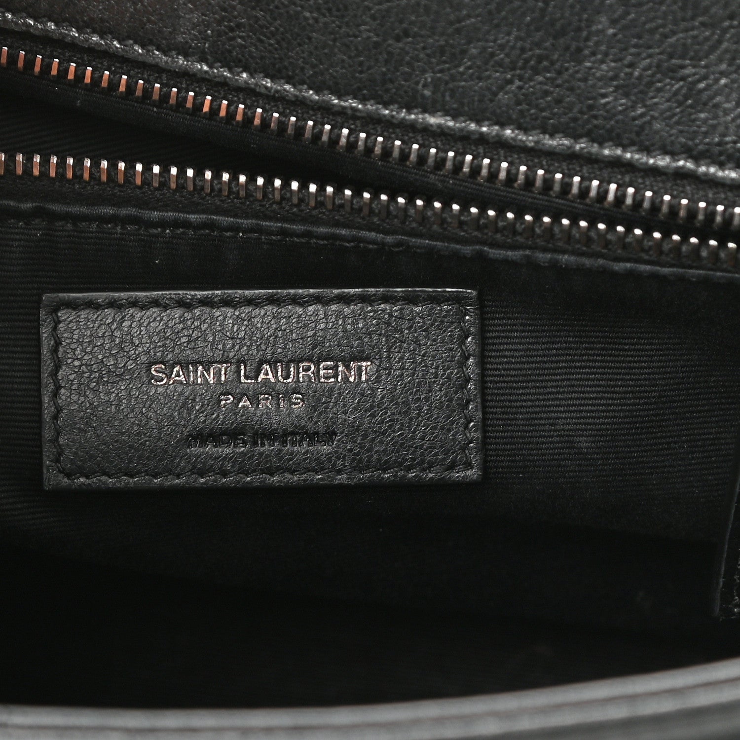 Saint Laurent Lambskin Quilted Mini Becky Chain Bag Black 6 of 12