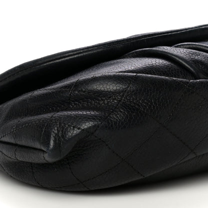 Chanel Caviar Half Moon Wallet On Chain WOC Black 10 of 23