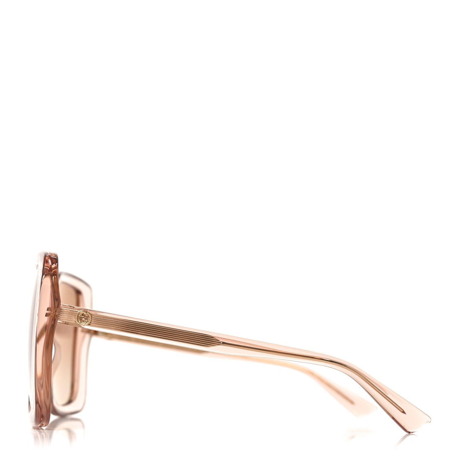 Gucci Acetate Square Frame Sunglasses GG1314S Beige 3 of 7