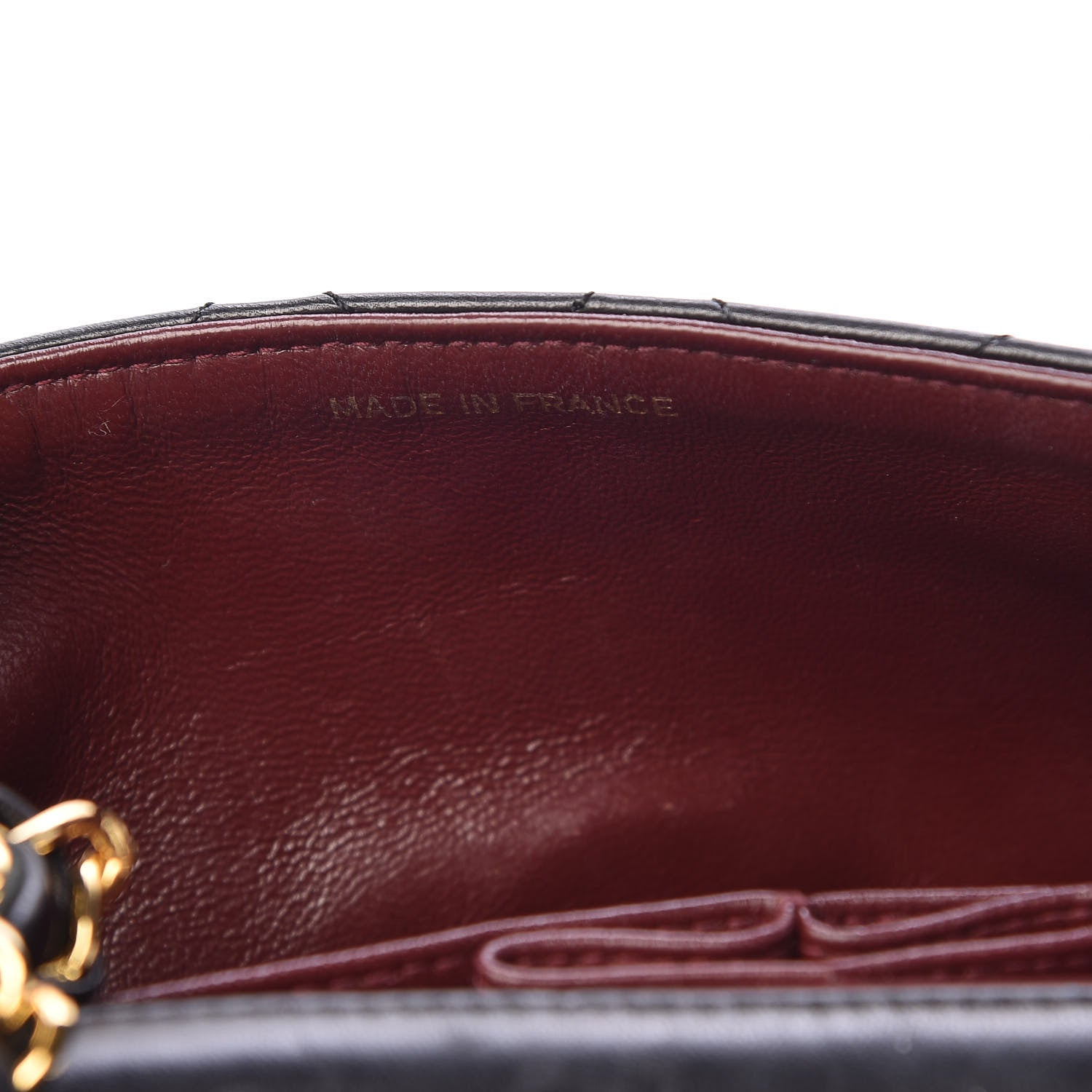 Chanel Lambskin Quilted Mini Flap Black 10 of 13