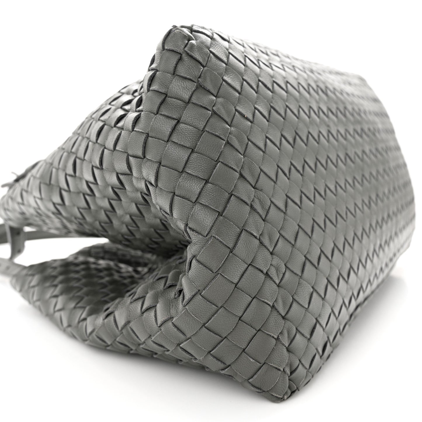 Nappa Intrecciato Medium Seamless Tote Grey