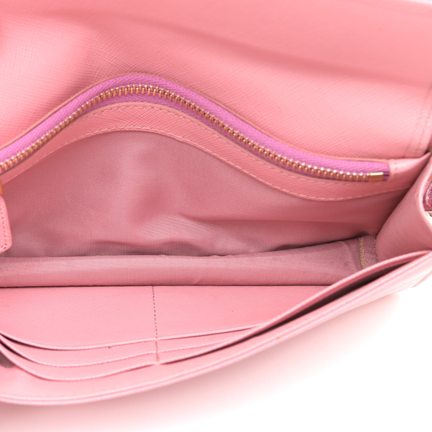 MCM Visetos Crossbody Wallet Pink 8 of 10