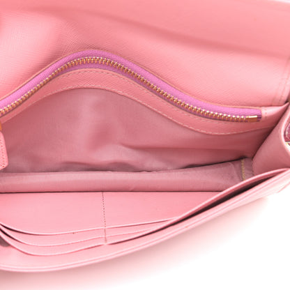 MCM Visetos Crossbody Wallet Pink 8 of 10