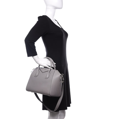 Givenchy Sugar Goatskin Small Antigona Pearl Grey 3 of 10