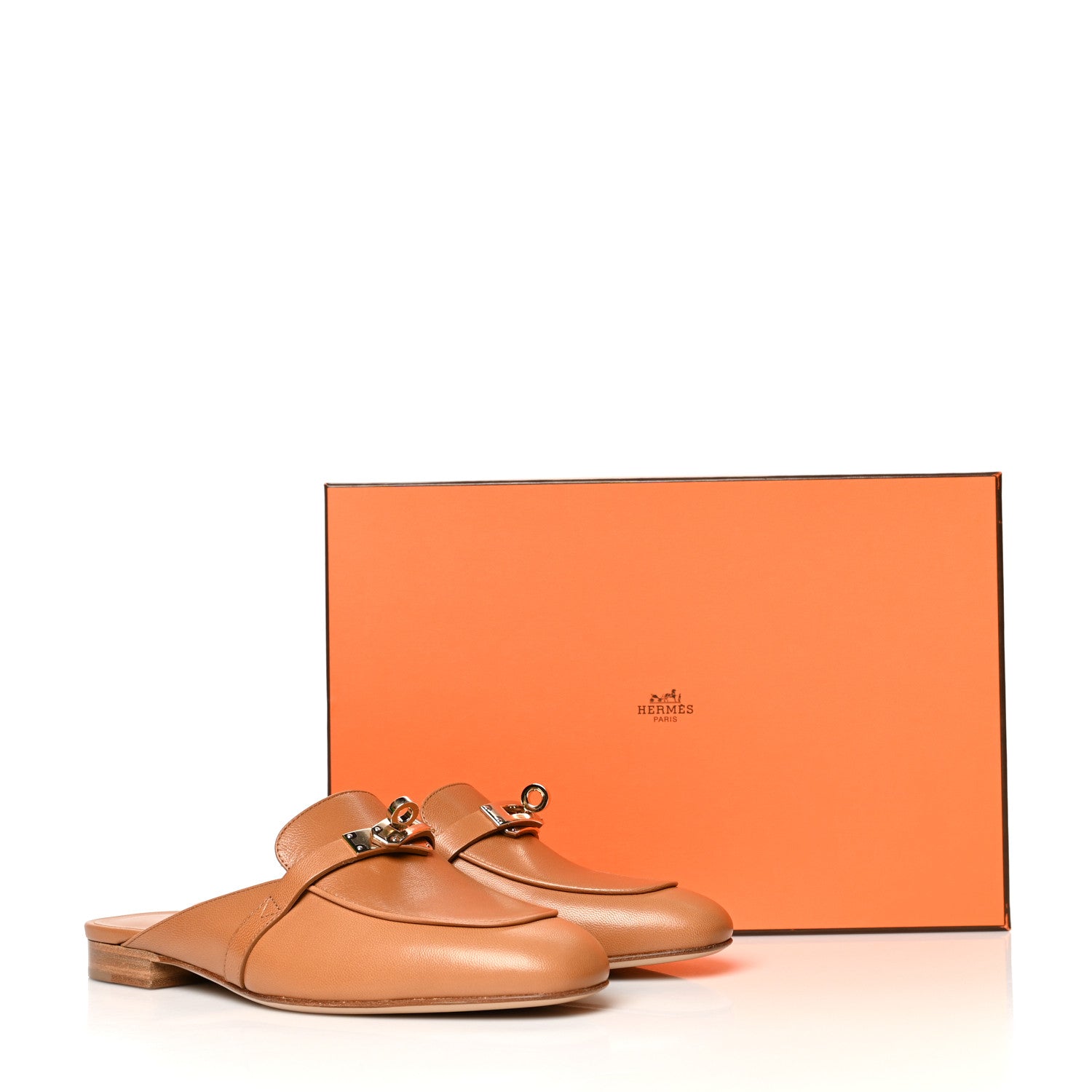 Hermes Goatskin Oz Mules 36 Palissandre 9 of 9