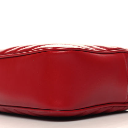 Saint Laurent Calfskin Matelasse Monogram Lou Camera Bag Red 10 of 10