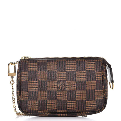 Louis Vuitton Damier Ebene Mini Pochette Accessories 1 of 8