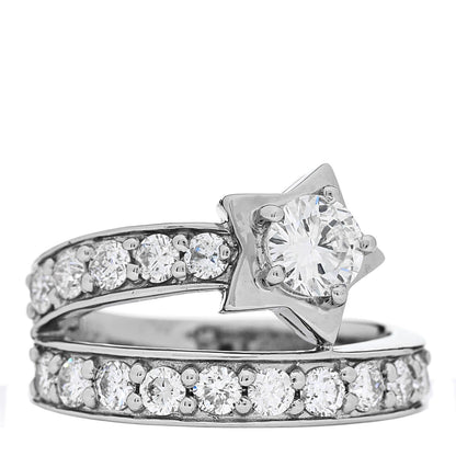 Parker & West by FASHIONPHILE Platinum Diamond 1.50ctw Shooting Star Ring  53 6.5 1 of 10