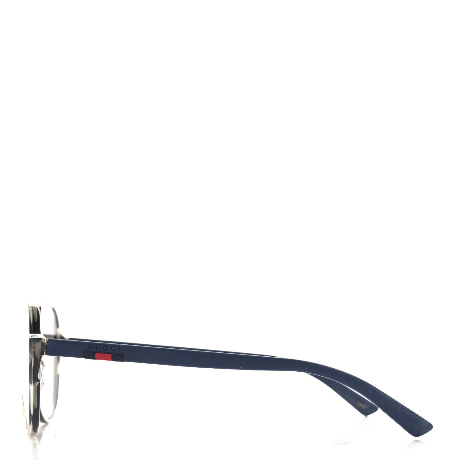Gucci Acetate Web Aviator Sunglasses GG0423S Blue 3 of 7