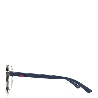 Gucci Acetate Web Aviator Sunglasses GG0423S Blue 3 of 7