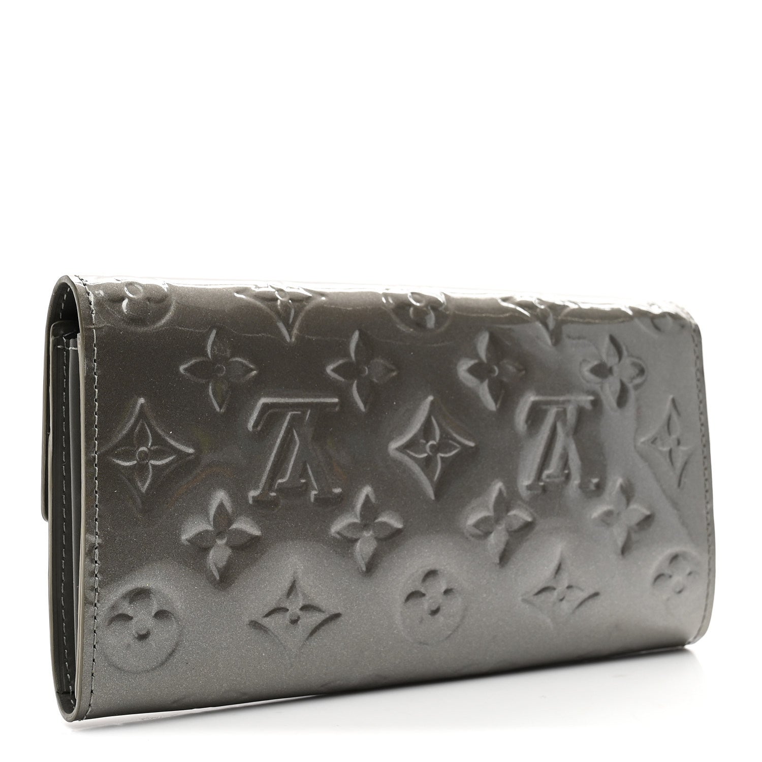 Louis Vuitton Vernis Sarah Wallet Gris Art Deco 1882117 – FASHIONPHILE
