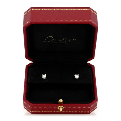 Cartier 18K White Gold Diamond .46ctw C De Cartier Earrings 5 of 5