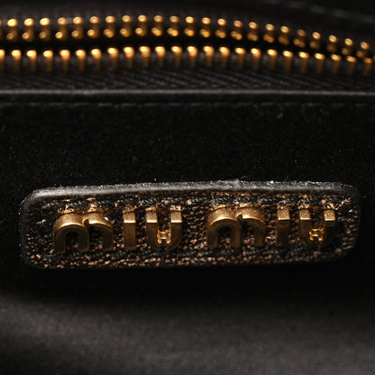 Miu Miu Distressed Nappa Pocket Bag  Sand Coffee 6 of 9