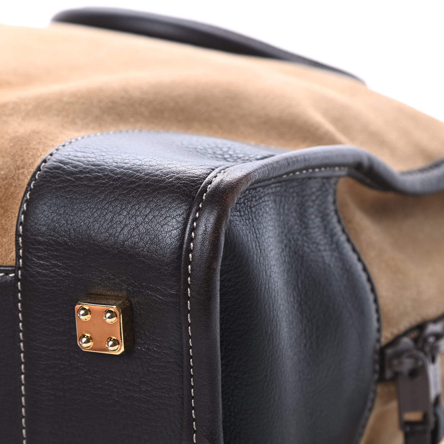 Loewe Suede Calfskin Amazona Brown 10 of 14