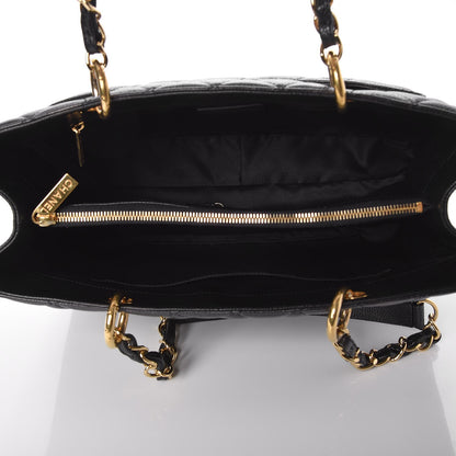 Chanel Caviar Quilted Grand Shopping Tote GST Black 5 of 7