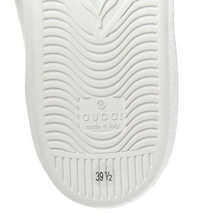 Gucci Calfskin Web Bosco Embroidered Ace Sneakers 39.5 White 7 of 11