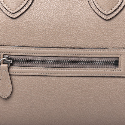 Celine Drummed Calfskin Mini Luggage Dune 17 of 24