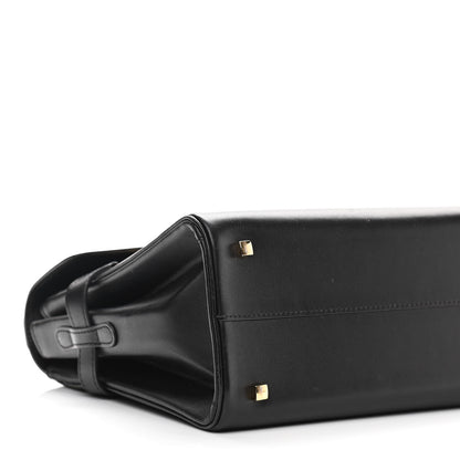 Delvaux Calfskin MM Tempete Satchel Black 7 of 11