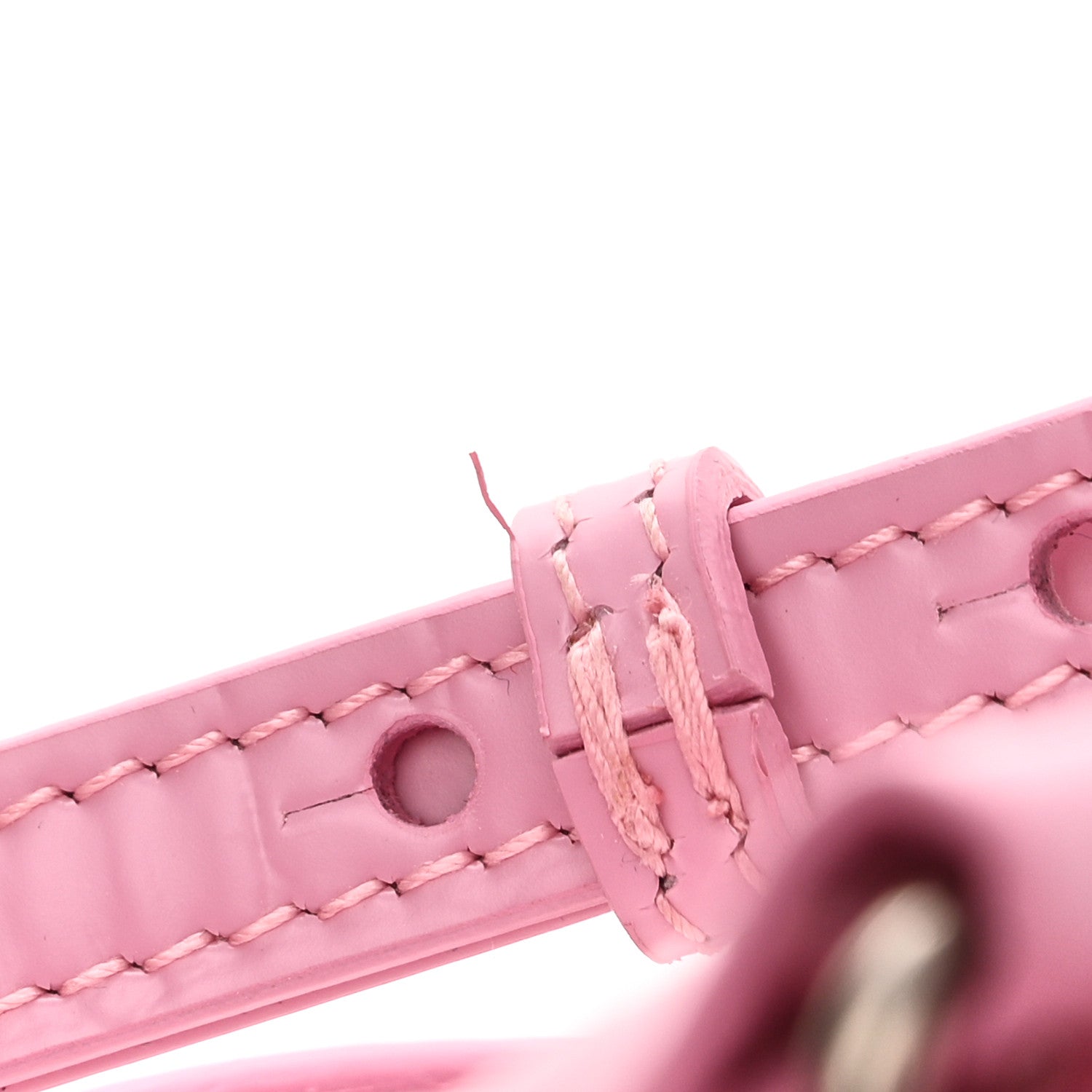 Balenciaga Semi Shiny Calfskin Crocodile Embossed Neo Classic Silver Hardware Mini City Pink 8 of 11