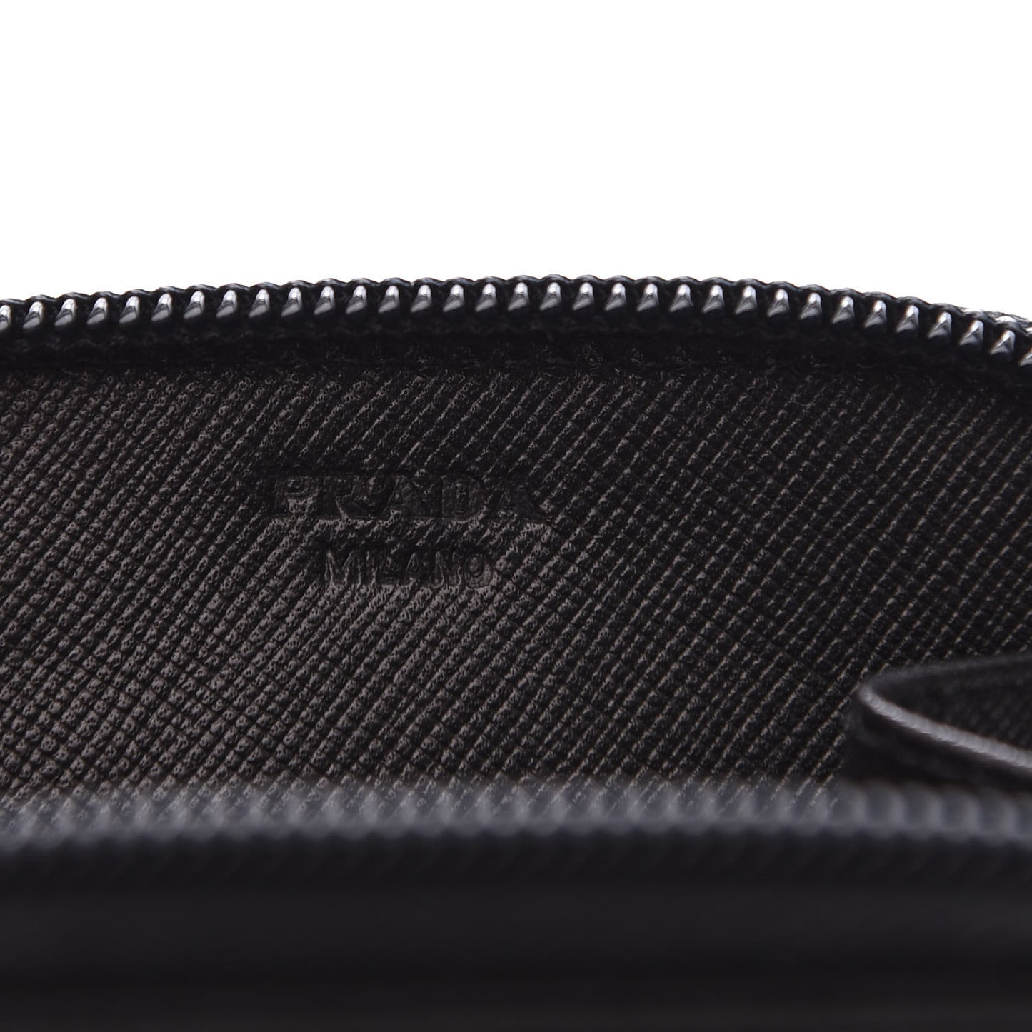 Saffiano Coin Purse Black