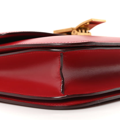 Celine Box Calfskin Medium Classic Box Flap Bag Red 9 of 10