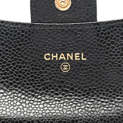 Chanel Caviar Quilted Flap Card Holder Black 6 of 8
