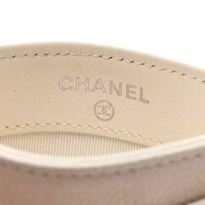 Chanel Caviar Quilted Card Holder White 5 of 8