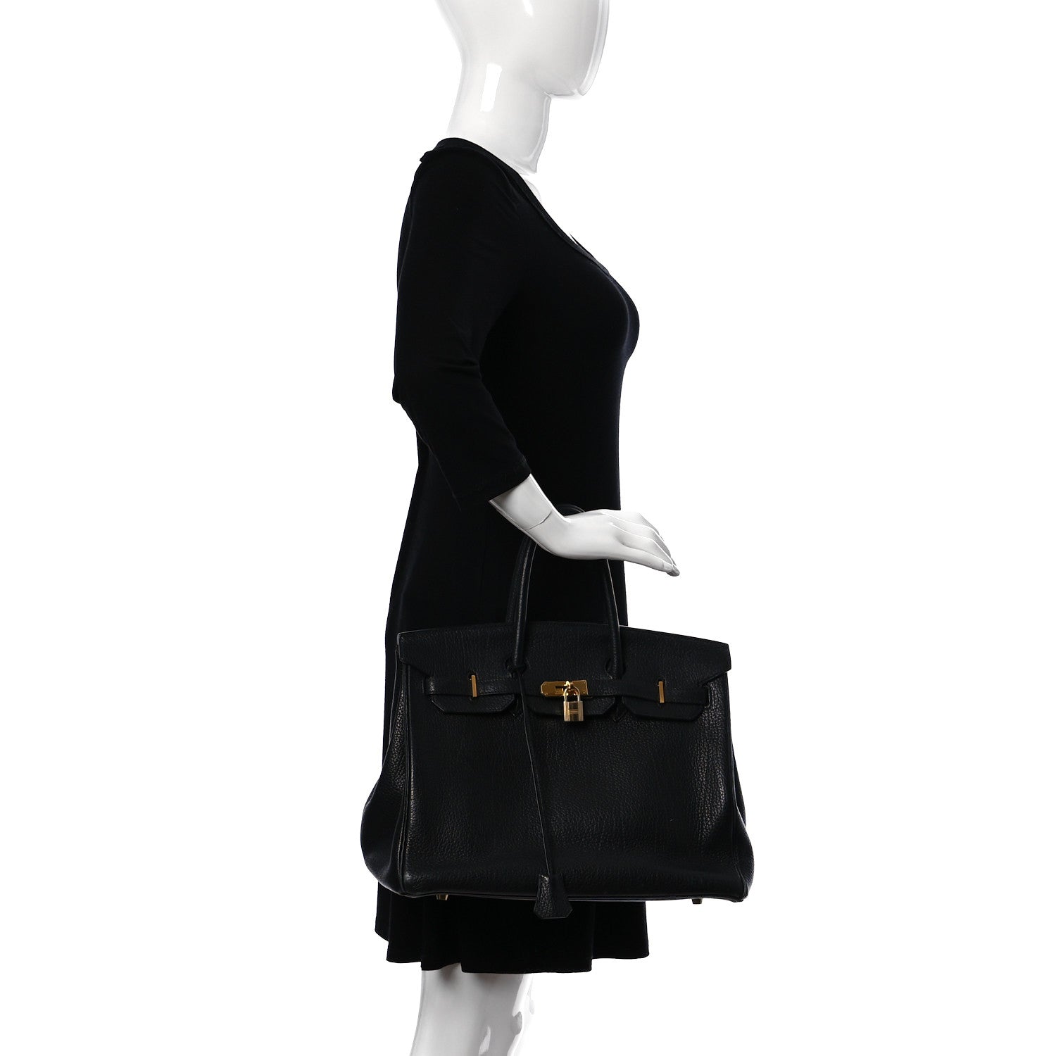 Hermes Fjord Birkin 35 Black 2 of 16