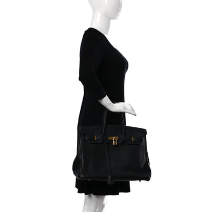 Hermes Fjord Birkin 35 Black 2 of 16