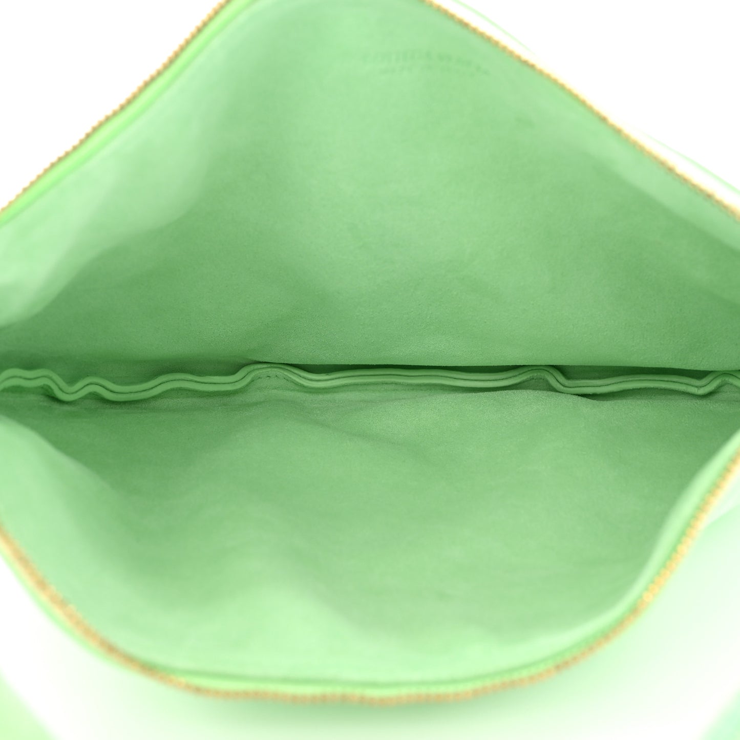 BOTTEGA Suede Small Turn Wasabi