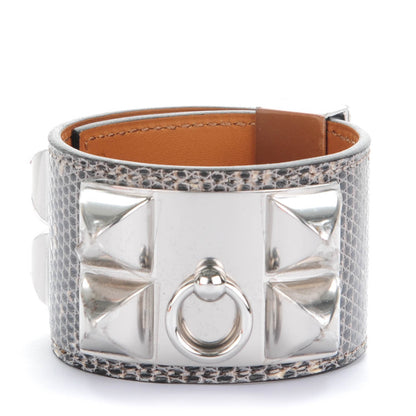 Hermes Lizard Collier De Chien CDC Bracelet S Ombre 1 of 8