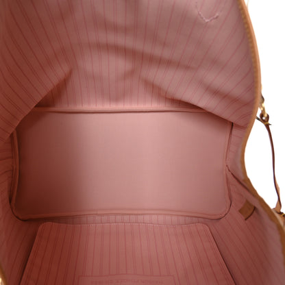 Louis Vuitton Damier Azur Neo Neverfull GM Rose Ballerine 6 of 11