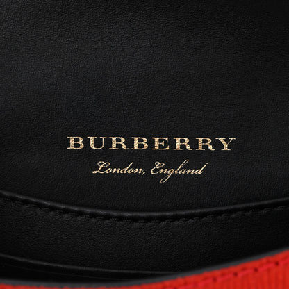 Burberry Grainy Calfskin Watersnake The Owl Small Buckle Bag Pale Apricot 6 of 10