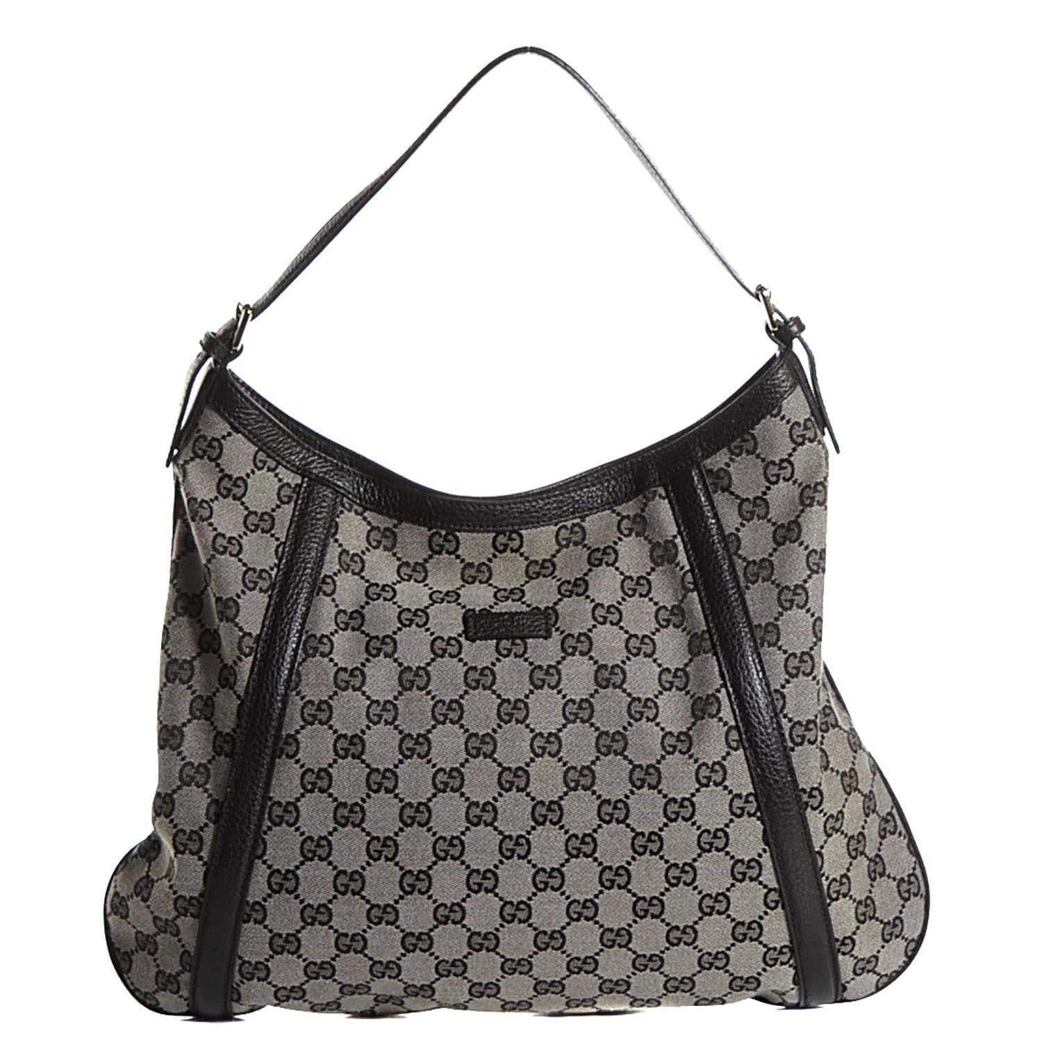 Gucci Monogram Hobo Dark Brown 1 of 9