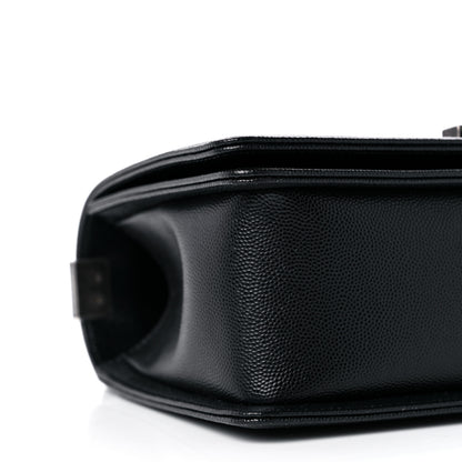 Chanel Caviar Quilted Medium Boy Flap Black 8 of 11