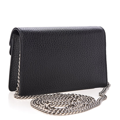 Gucci Calfskin Super Mini Dionysus Shoulder Bag Black 3 of 10