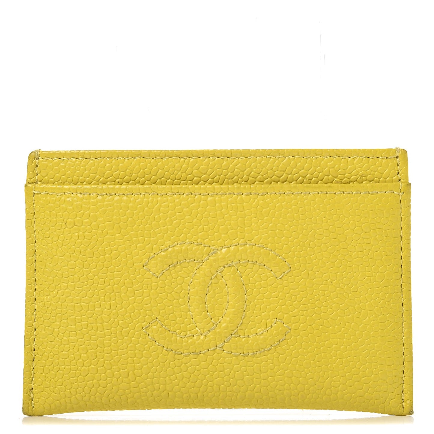Caviar CC Timeless Card Holder Yellow