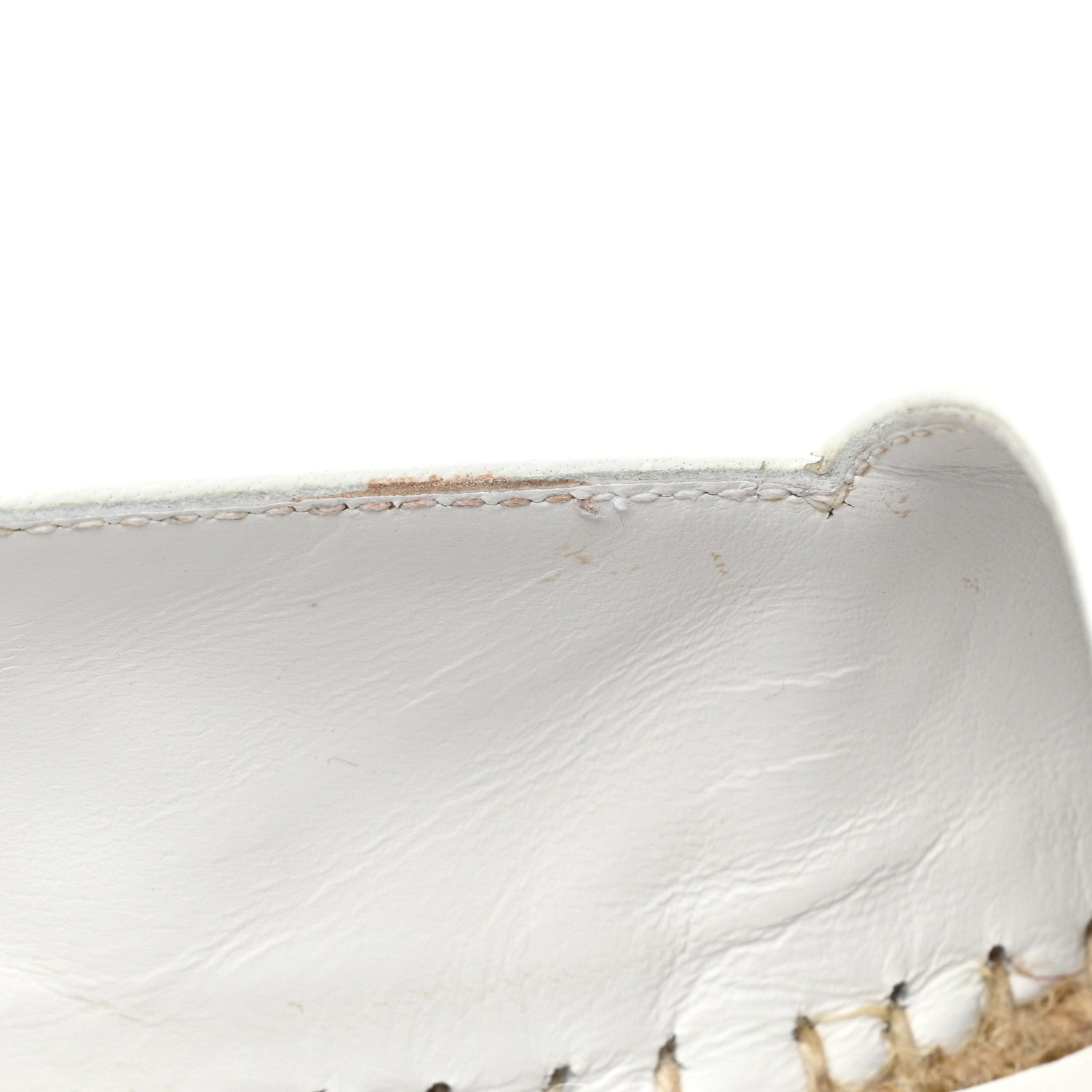 Chanel Patent Calfskin Crystal CC Espadrilles 38 White Black 13 of 13