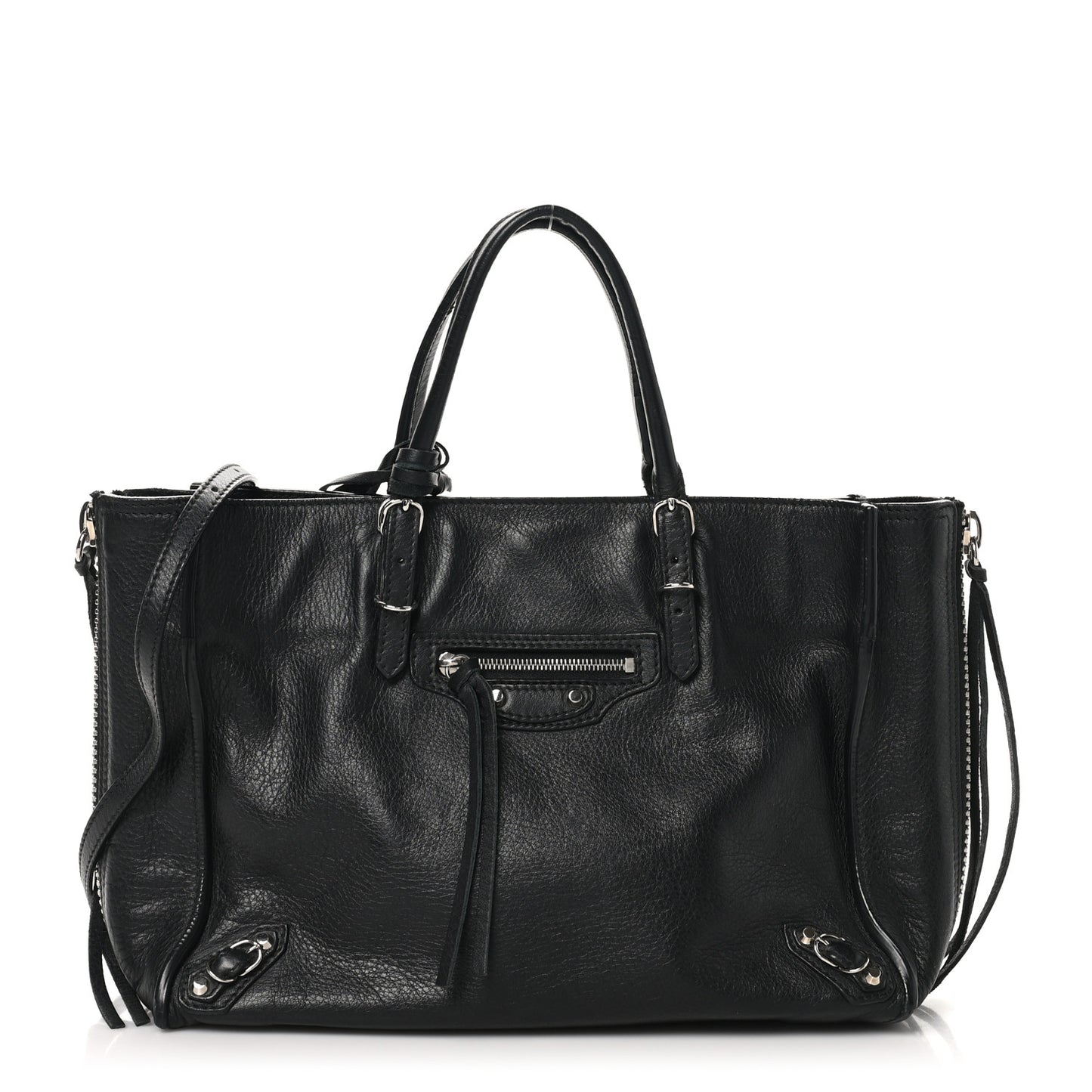 Veau Papier A6 Zip Around Tote Black