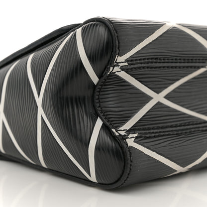 Louis Vuitton Epi Malletage Twist Shoulder Bag PM Black 8 of 10