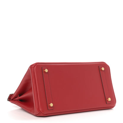 Hermes Epsom Birkin 30 Rouge Casaque 4 of 11