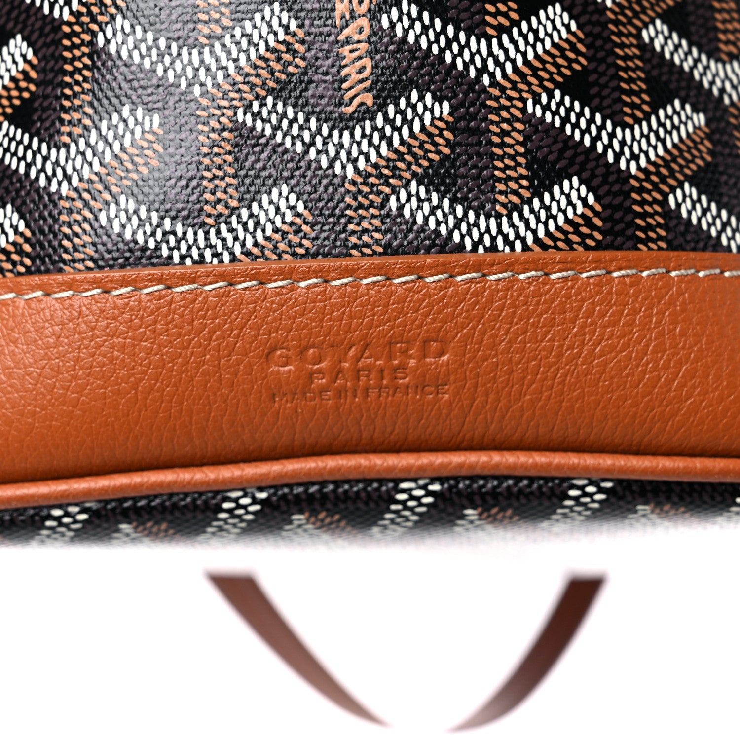 Goyard Goyardine Petit Flot Bucket Bag PM Black Gold 12 of 21