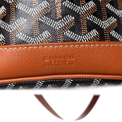 Goyard Goyardine Petit Flot Bucket Bag PM Black Gold 12 of 21