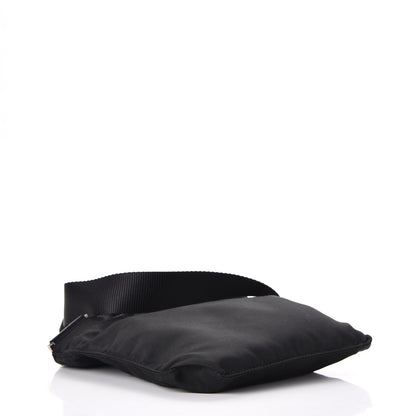 Prada Nylon Vela Flat Messenger Bag Black 4 of 10