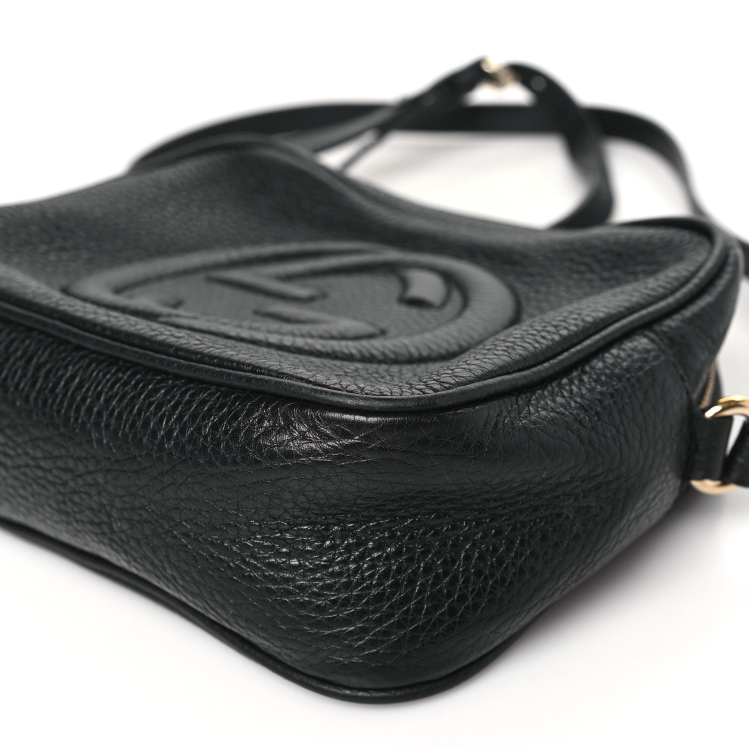 Gucci Pebbled Calfskin Small Soho Disco Bag Black 10 of 11