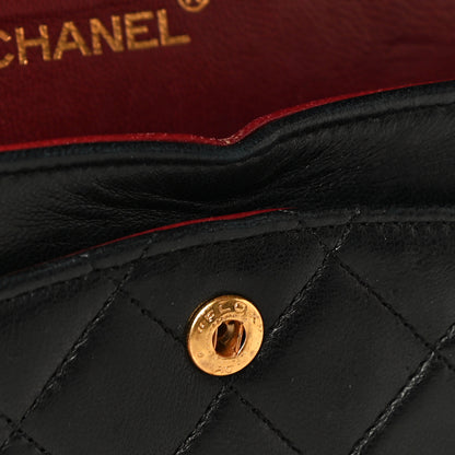 Chanel Lambskin Quilted Small Double Flap Black 17 of 26