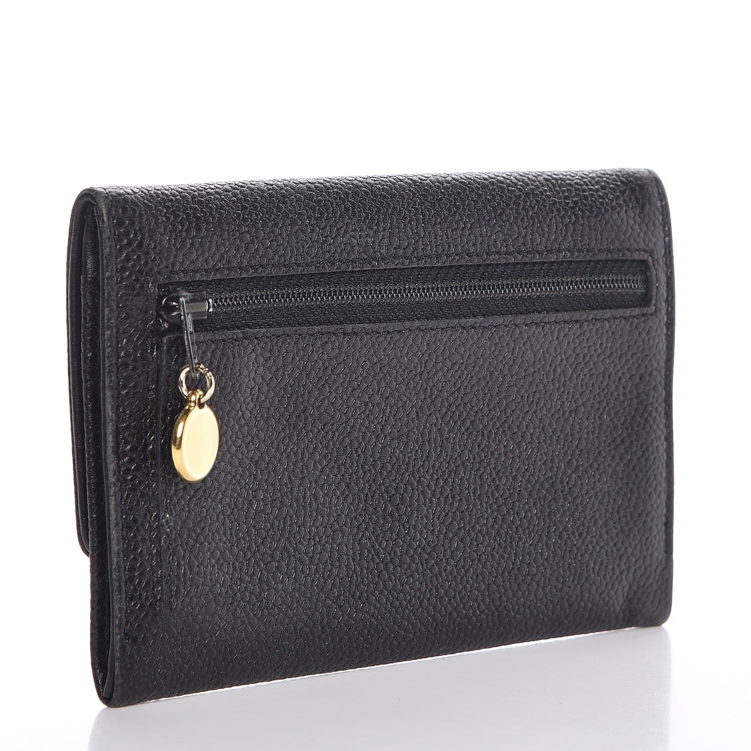 Chanel Caviar CC Timeless Flap Wallet Black 3 of 7
